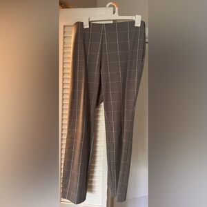 Target - “A New Day” stretch skinny pants, size 8, grey/black/white striped